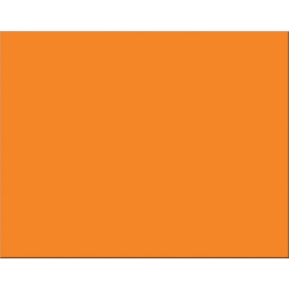 Pacon® Railroad Board, 4-Ply, 22" x 28", Orange, Pack of 25