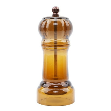 

Gwong Manual Seasoning Pot Salt Cumin Pepper Grinder Kitchen Restaurant Spices Shaker(Coffee Brown)