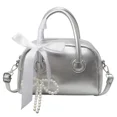 thumbnail image 3 of Bolsos de mano con asa superior y cremallera de PU a la moda con hilo de coser, bolsos de hombro con compartimento interior de alta calidad 2024 para mujer, bolso de mujer, 3 of 5