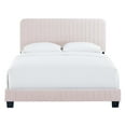thumbnail image 6 of Modway Celine Channel Tufted Performance Velvet King Bed in Pink, 6 of 8