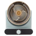 thumbnail image 3 of Ventilador de aire mini de verano, ventilador de escritorio ajustable para salón de uñas en interiores, enchufe europeo de 250 V, verde, 3 of 10