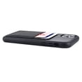 thumbnail image 6 of Dockem iPhone 11 BIO M2B Wallet Case; Friendly Materials, Built-in Metal Plate, 2 Card Slots, Black/Black, 6 of 9