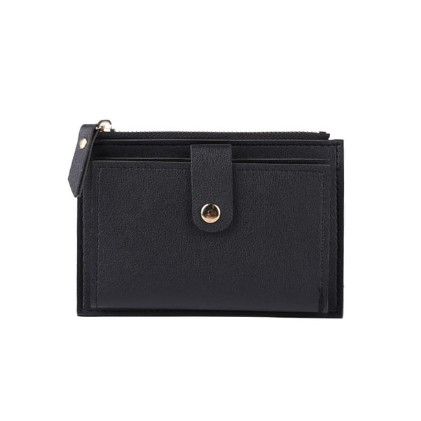 Bolsa Mini billetera de Color sólido de cuero PU con cremallera y múltiples ranuras a la moda para mujer Ndcxsfigh Para Estrenar