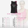 thumbnail image 2 of Rocketsports-1 - Women's Performance Tank Top - Active Racerback and Trendy Tank Tops with White Rocket Logo - Black - Medium, 2 of 4