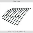 thumbnail image 2 of 2004-2008 Mazda Rx-8 304 Stainless Steel Polished Finish 8X6 Horizontal Billet Stainless Steel Billet Grille, 2 of 2