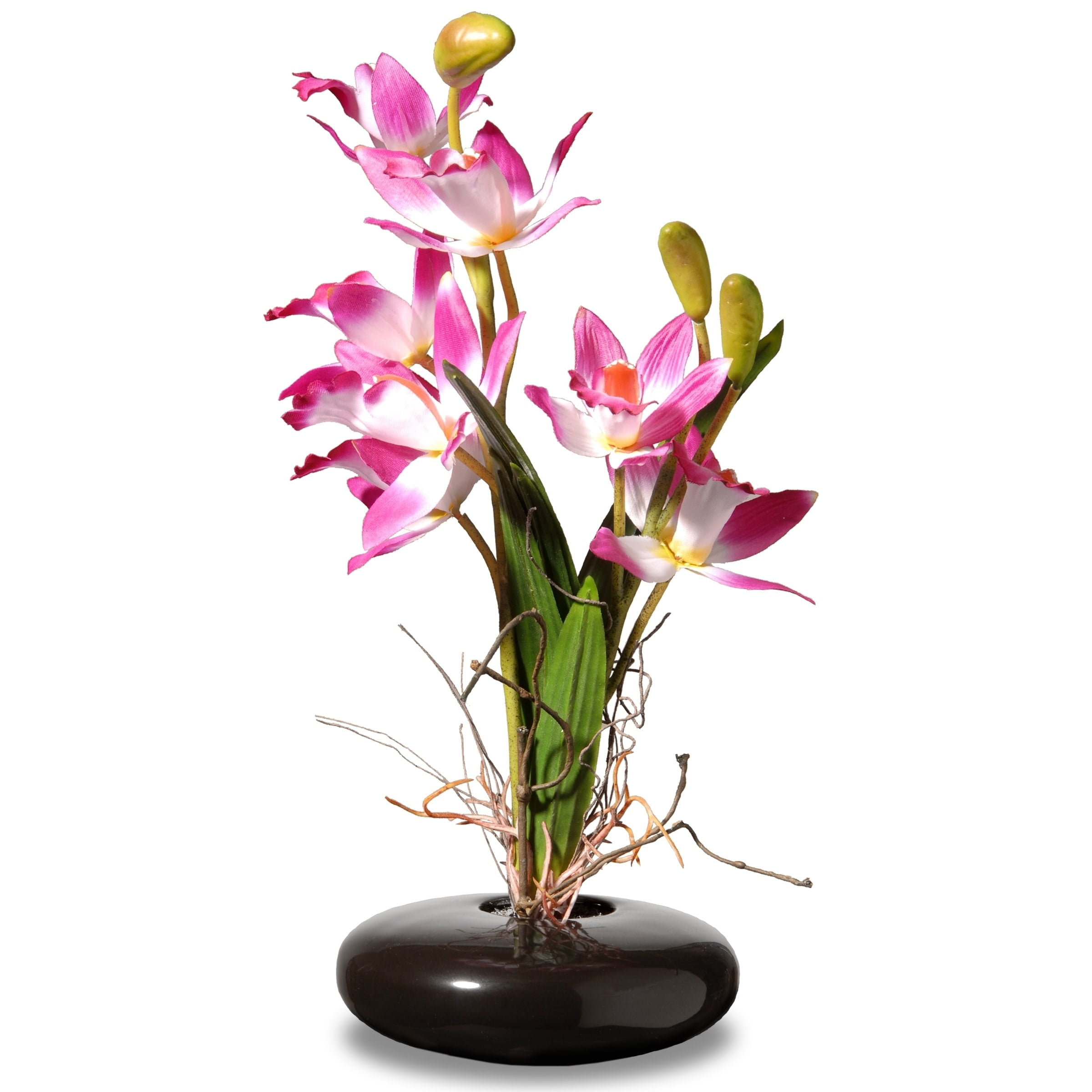 Artificial 10" Pink Orchid Flowers
