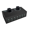 thumbnail image 2 of Audio Switch Audio Switcher Box, 6 In 1 Out, Stereo AUX Audio Selector, Portable Compact With 3.5mm Audio Cable For Headph Laptop PC Ph, 2 of 8