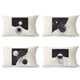 thumbnail image 1 of Set de fundas de almohada abstractas de felpa con forma de luna y medusa, 40 x 60 cm, 1 of 3
