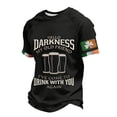 thumbnail image 2 of Men's Hello Darkness My Old Friend Crew Neck Short Sleeve Graphic T Shirt, 2 of 5