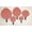 Red, variant on Floral Damask Cast Iron Pan Covers (Set of 5) by Penny's Needful Things (Red)