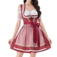 thumbnail image 5 of Christmas Dresses for Women Traditional German Oktoberfest For Women Bavarian Festival Dress Lace Gown Carnival Performance Outfit Elegant Court Dress, 5 of 6