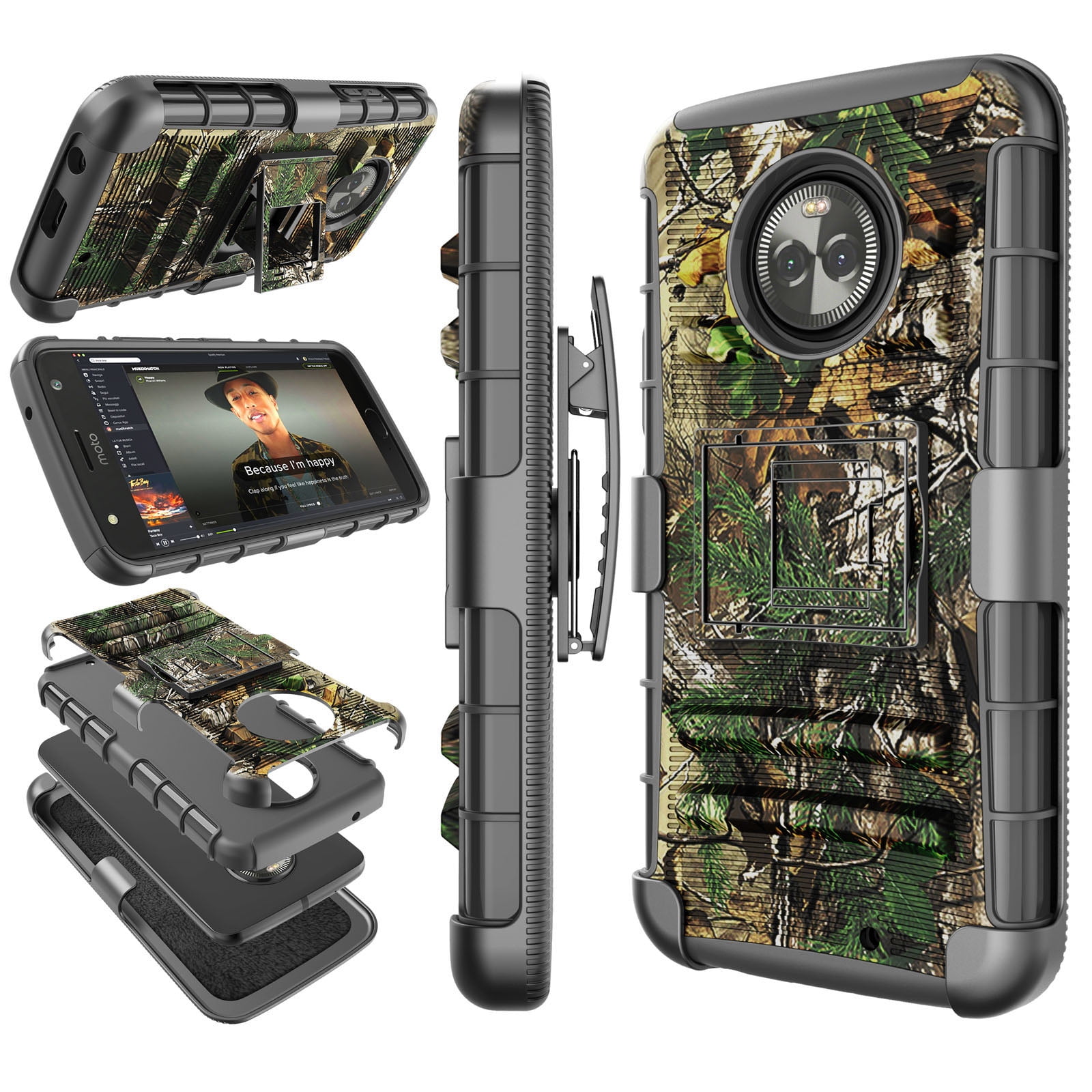 Moto X4 Case, 2017 Motorola Moto X 4th Generation Holster Clip, Tekcoo