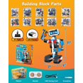 thumbnail image 3 of STEM Robot Toys Building Kits, Aukfa Building Toys for Boys Age 8-12, App & Remote Control Blocks Engineering Science Learning Educational Coding DIY Stem Projects Robot Gifts, 3 of 8