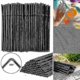 thumbnail image 3 of 500/200/100pcs Flexible Bendy Black Drinking Straws Plastic Disposable Straws, 3 of 4