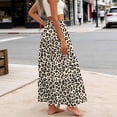 thumbnail image 6 of Vetsdori Women Summer Casual Print Casual Long Skirt With High Waist And Flowing Long Skirt With Pockets And Half Skirt, 6 of 6