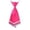 Hot Pink, variant on Double Layer Short Necktie For Modern Slim Tie Fashion For Business And Formal Occasions Necktie for Business and Wedding