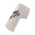 thumbnail image 1 of thinsony Golf Head Covers Driver Fairway Wood Putter Sleeve Hybrid Cover w/Number Tag White 16.5x8.5cm, 1 of 5