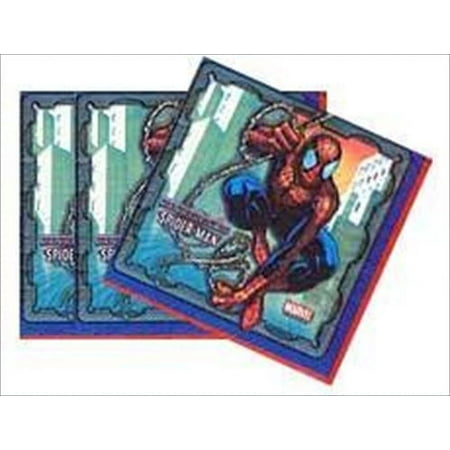 Various Ultimate Spider-Man Small Napkins, 16 Count