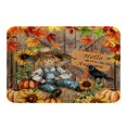 thumbnail image 1 of Fall Pumpkin Doormats Floor Mats Hello Autumn Scarecrow Bathroom Rugs, 1 of 5