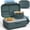 Gray, variant on QCQHDU Bento Box, 1.33L/5.64Cup, 1 Pack Lunch Box with 6 Compartments, Fork, Spoon, Sauce Container