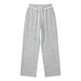 thumbnail image 5 of Wide Leg Sweatpants Men Elastic Waist Straight Leg Loose Fit Casual Sweat Pants Trousers with Pockets, 5 of 6