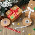 thumbnail image 3 of Christmas Ribbon 10m x 1cm, Red Snowflake Ribbon Christmas Ribbon for Crafts Making Gift Wrapping Winter Holiday Xmas Decor, 3 of 5