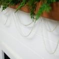 thumbnail image 3 of Northlight Shiny Beaded Christmas Garland -15' x .25" - Iridescent - Unlit, 3 of 8
