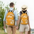 thumbnail image 5 of Honeii Flying Ducks Print Canvas College Laptop Backpack, Durable Rucksack Travel Notebook Bag School Backpack Book Bag for Men Women-Small, 5 of 7
