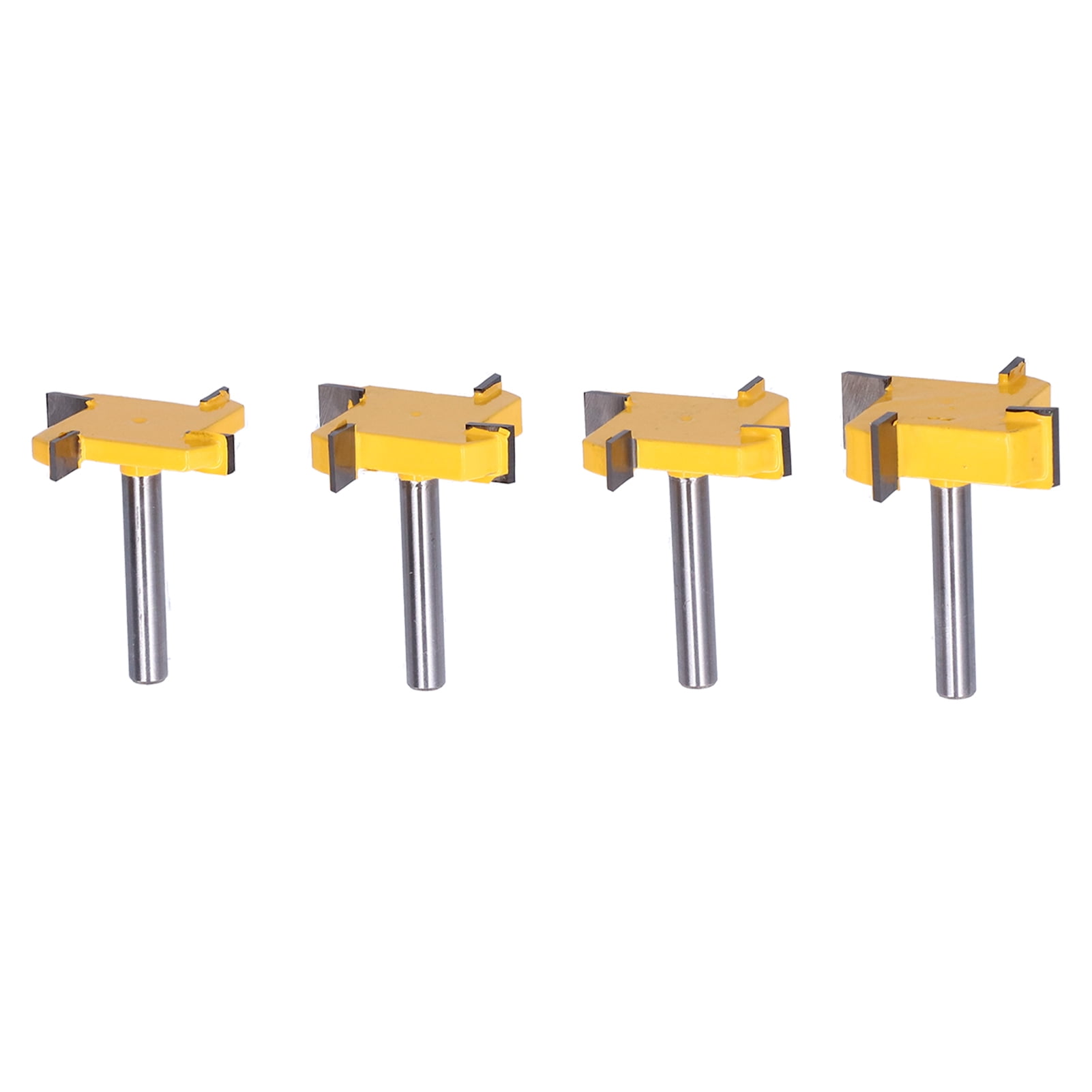 Surfacing Router Bit 1/4 Shank 4 Flute Tipped Slab Flattening CNC ...