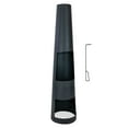 thumbnail image 3 of Sunnydaze 59" Black Finish Steel Outdoor Chiminea Fire Pit with Built-In Log Holder, 3 of 14