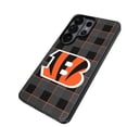 thumbnail image 2 of Keyscaper Cincinnati Bengals Plaid Galaxy Magnetic Bump Case, 2 of 7