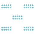 thumbnail image 3 of Inteprter 10 piezas de parches de flores para planchar sin planchar parches bordados autoadhesivos suministros de emergencia para sombreros de bricolaje Azul 5piezas Inteprter CBP233650, 3 of 6