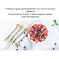 thumbnail image 3 of 4 Pieces Appetizer Dessert Forks, Mini Stainless Steel Fruit and Salad Tasting Forks, Cocktail Forks Set for Birthday Party[TO], 3 of 8
