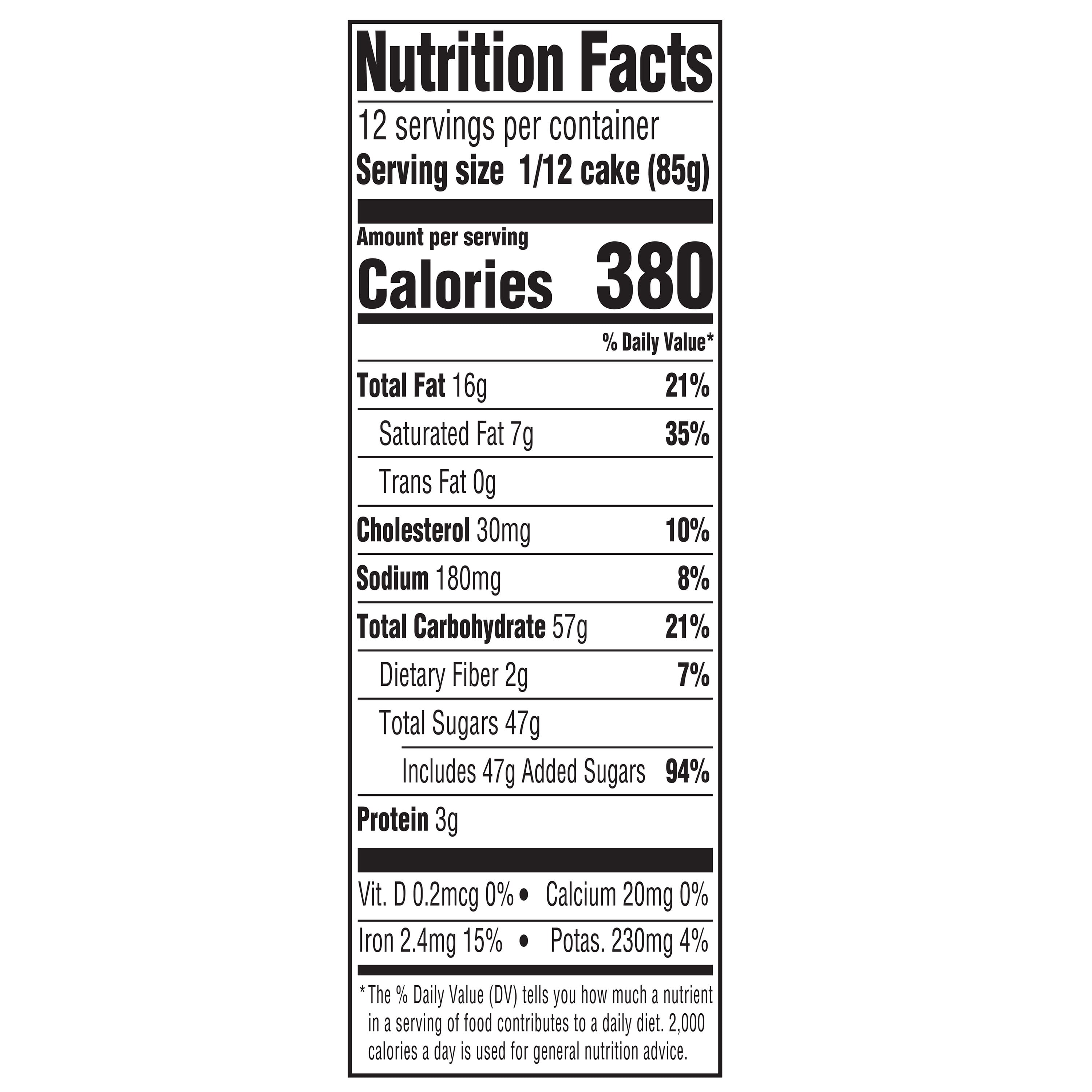 Freshness Guaranteed 7" Double Layer Chocolate Cake Made with Hershey's, 36 oz (Refrigerated Cake)
