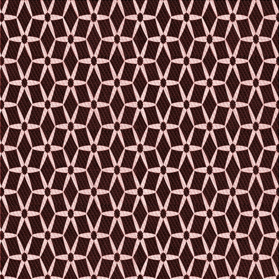 Ahgly Company Machine Washable Indoor Square Transitional Chocolate Brown Area Rugs, 6' Square