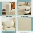 thumbnail image 2 of GIANNA Modular Sectional Sofa, 6 Seat L Shaped Comfy Cloud Couches Set for Living Room, 2 of 8