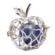 thumbnail image 1 of Colgante de relicario con forma de fruta, tipo jaula, para hacer tú mismo: collar y pulsera. Azul 4, 1 of 9