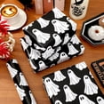 thumbnail image 4 of Halloween Wrapping Paper -Mini Roll- 17 In x 32.8 Ft Groovy Black White Ghost Gift Wrap Paper for Baby Shower Birthday Halloween Wrapping Supplies, 4 of 4