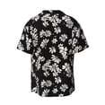 thumbnail image 4 of Goofa Daisies Flowers Printed Men's Casual Short-sleeved Shirt,Lightweight Breathable Button-down,Summer Casual men's top,Versatile Fashion shirt-Medium, 4 of 7
