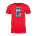 thumbnail image 2 of Stars and Strips Beer T-shirt, Men's Graphic T-shirts, Patriotic Shirts - Heather Red MH200PATRIOT S22 2XL, 2 of 3