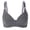 Gray, variant on Bras for Women y Front Close Wireless Bras Adjustable Straps No Underwire Bralettes Full Coverage Bra