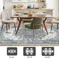 thumbnail image 4 of 5’x7’Area Rugs for Living Room Non Slip Washable Low Pile Vintage Carpets Blue, 4 of 7