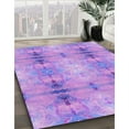 thumbnail image 3 of Ahgly Company Machine Washable Indoor Rectangle Transitional Bright Lilac Purple Area Rugs, 3' x 5', 3 of 7