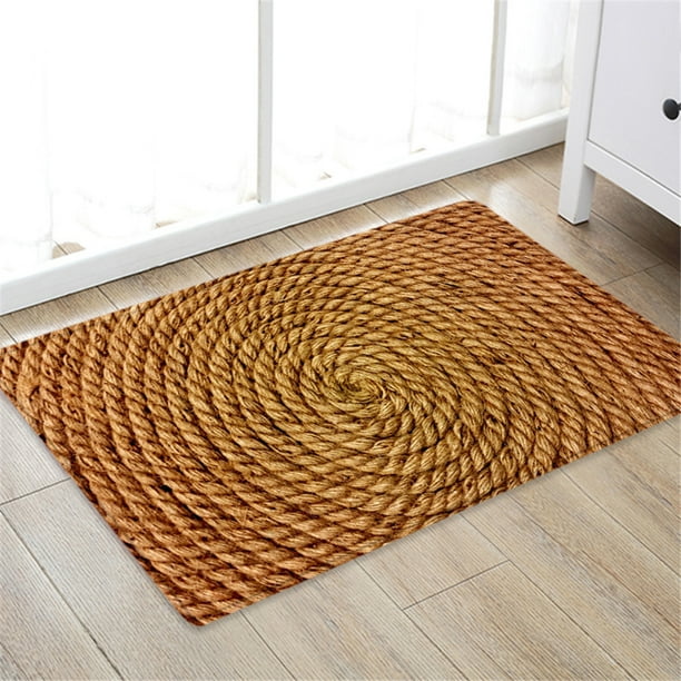 Xihbxyly Felpudo de Franela, Parte Frontal Suave y Absorbente de Agua, Reverso Antideslizante de Tela No Tejida, Alfombra Multiusos, Decoración para Sala de Estar y Baño, Material Ecológico y Seguro,