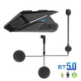 thumbnail image 2 of Auriculares para casco de motocicleta BT5.0, auriculares impermeables con reducción de ruido, s Carevas Auriculares, 2 of 7