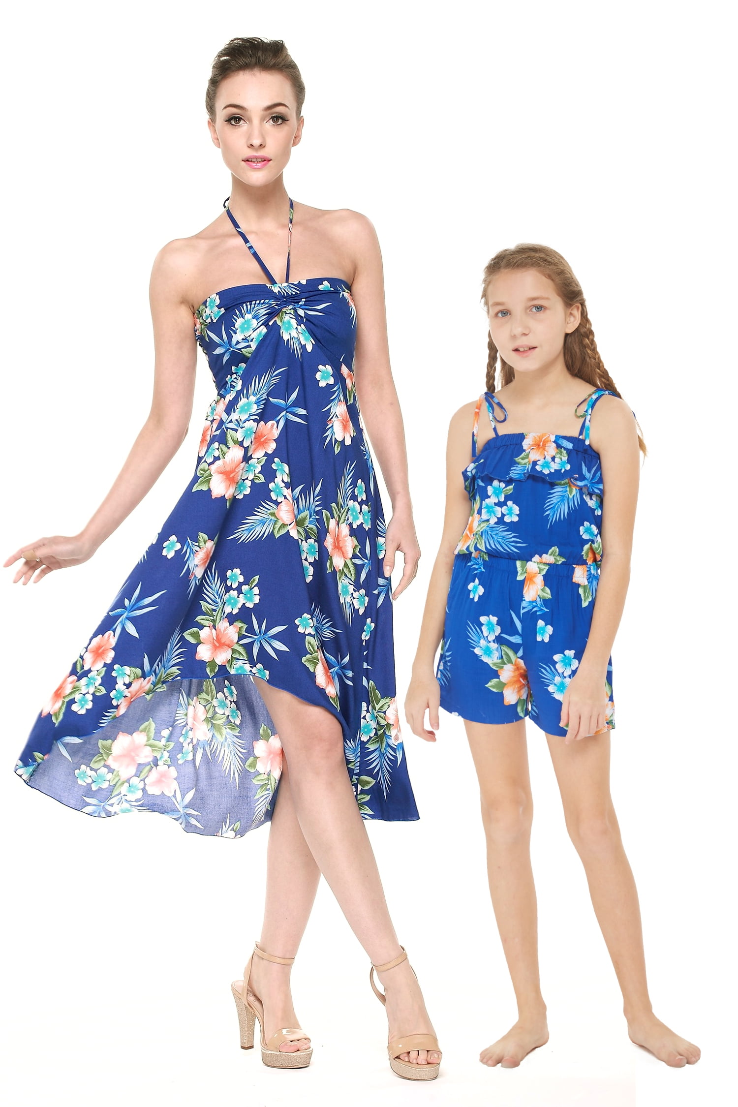 hawaiian romper dress