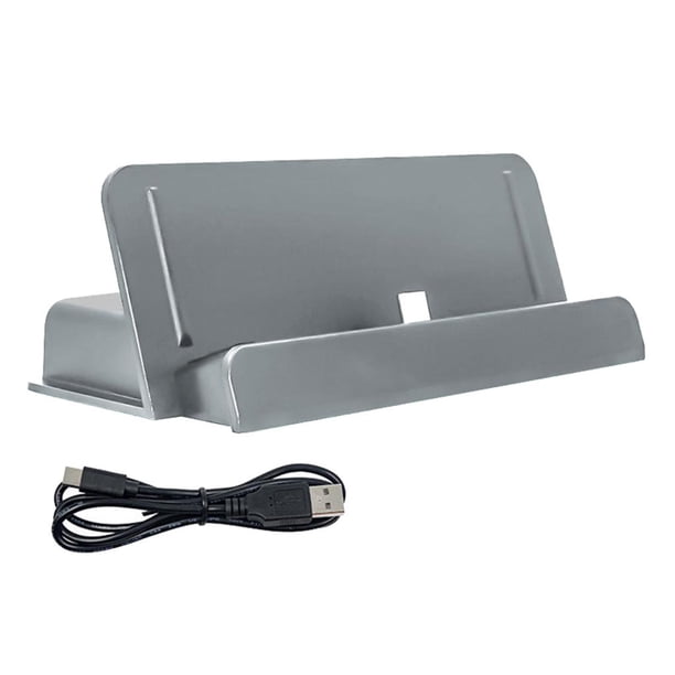 Base de sincronización de datos soporte de escritorio USB para Switch Lite gris