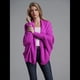 thumbnail image 5 of para Mujer: Suéter Holgado de Punto con de Murciélago y Gran Tamaño. Rosa Roja Talla Única, 5 of 9