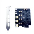 thumbnail image 3 of Concentrador de Tarjetas PCIE USB 3.2 Gen1 Tipo C de 5 Gbps. Tarjeta de Expansión PCI-e X1 A 2 Puertos Tipo C + 3 Puertos USB-A. Tarjeta Elevadora Controladora USB., 3 of 8
