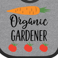 thumbnail image 4 of Inktastic Gardening Organic Gardener Boys or Girls Baby Bib, 4 of 4